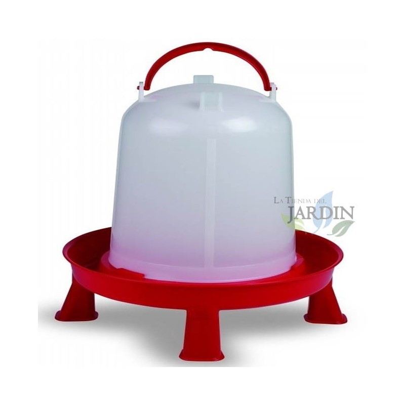 SUINGA Bebedero 10 litros para Gallinas | Bebedero Aves de Corral | Bebederos Granja Pollos | Bebedero para Animales