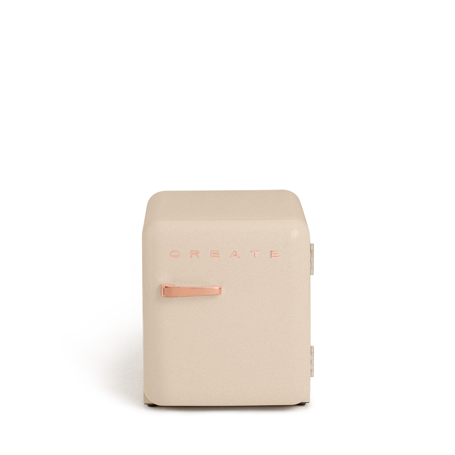 CREATE - RETRO FRIDGE 48L ROSE GOLD - Frigorífico, Estética Retro Vintage