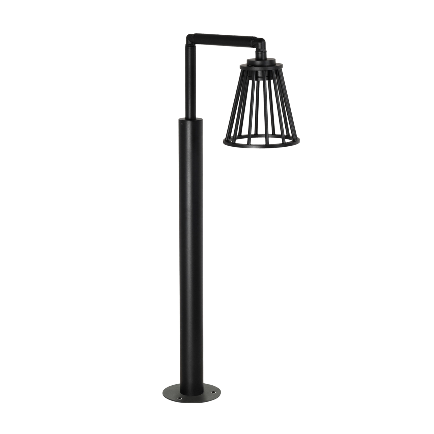 Ledkia Baliza de Pie Exterior LED 6W 95cm Aluminio Bradda Negro