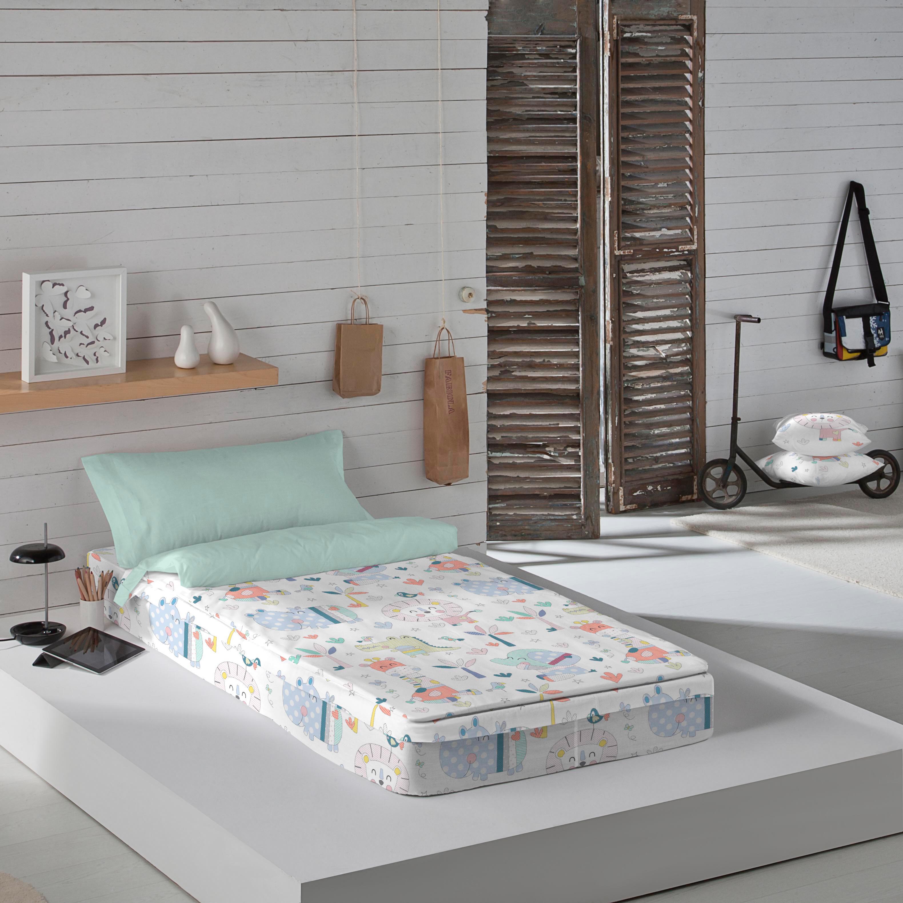 COOL KIDS - Saco nórdico Con relleno - 100% Algodón Extrasuave - Para Cama de 90/105 cm - Fabricado en España