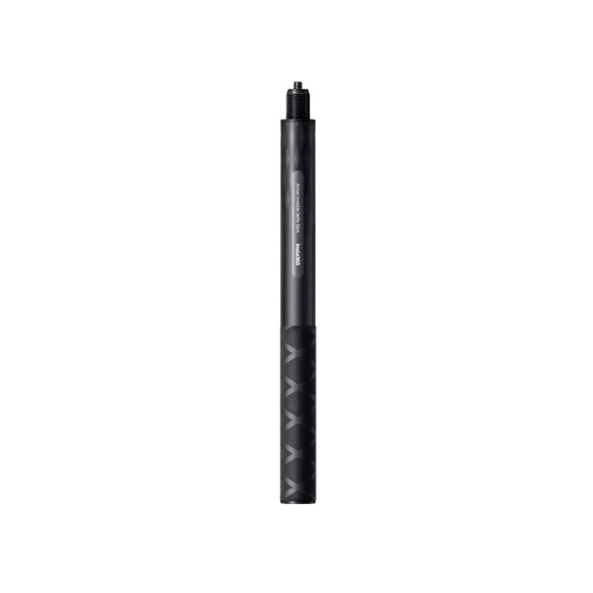 Insta360 - Accesorio fotografía Invisible Selfie Stick telescópico de fibra de carbono hasta 100 cm para cámaras Insta360, diseño invisible en grabaciones 360° para deportes y viajes