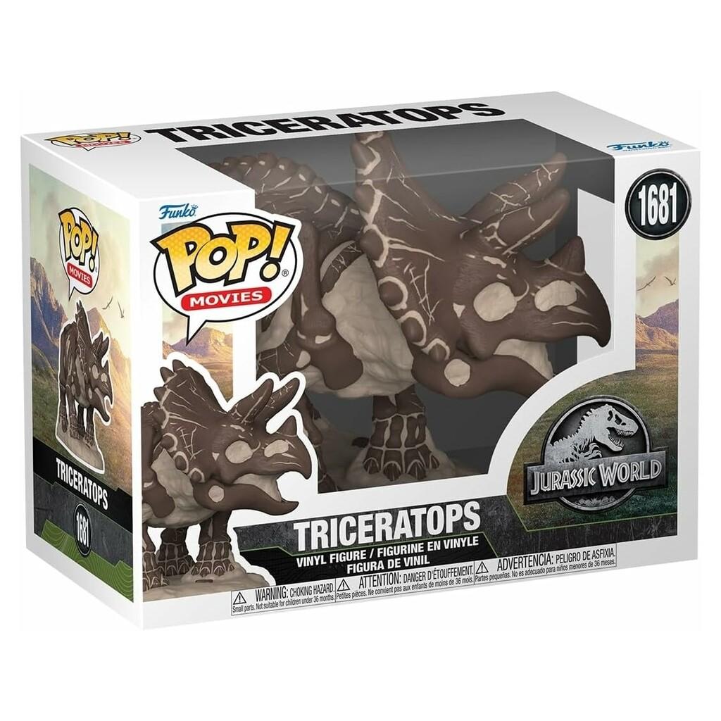 Funko Pop Movies Jurassic World Figura Triceratops Fossil Juguetes