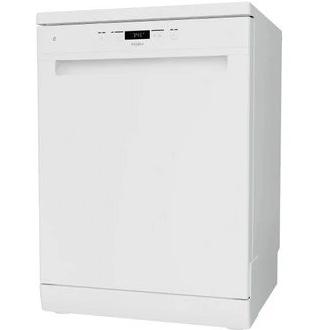 Whirlpool - Lavavajillas de libre instalación W2F HD624 de 60 cm con capacidad para 14 cubiertos, clase energética E, consumo 9.5 L/ciclo y nivel de ruido 44 dB, ideal para familias y uso diario