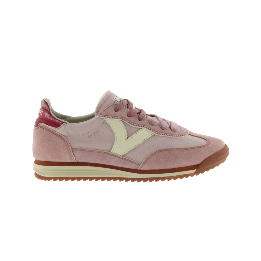 Victoria Saturno Zapatillas de nylon con piezas de color y serraje y suela en sierra 1158104