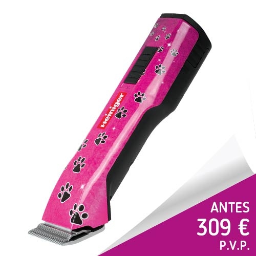 Ibañez Máquina Esquiladora Profesional Heiniger Saphir Style Rosa con 2 Baterías