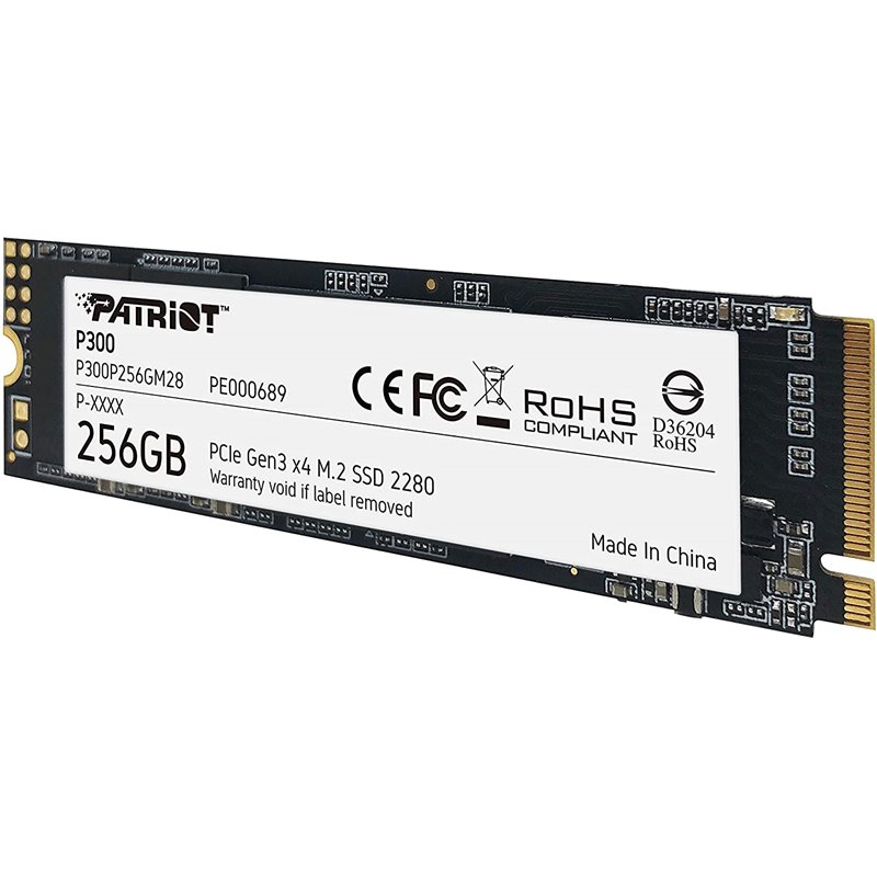 Patriot P300 M.2 Pci-Ex4 Nvme 256Gb
