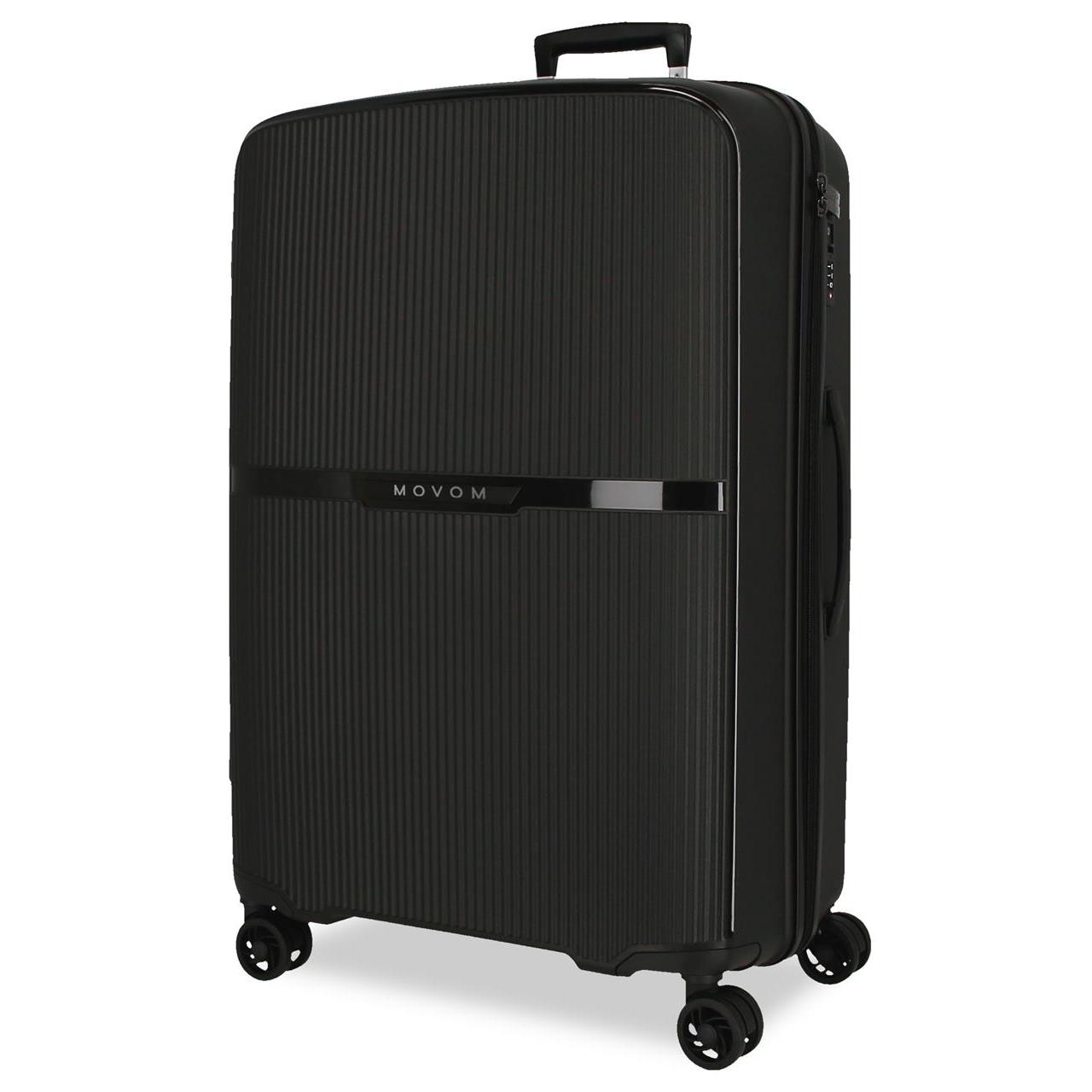 Maleta Mediana Movom Moon 45x66x28,5 cm, Ligera y Resistente con Cierre TSA