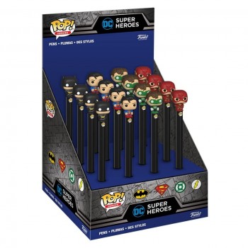 Funko PoP! Pen topper boligrafo dc comics 1 unidad aleatoria Batman Superman linterna verde flash 48