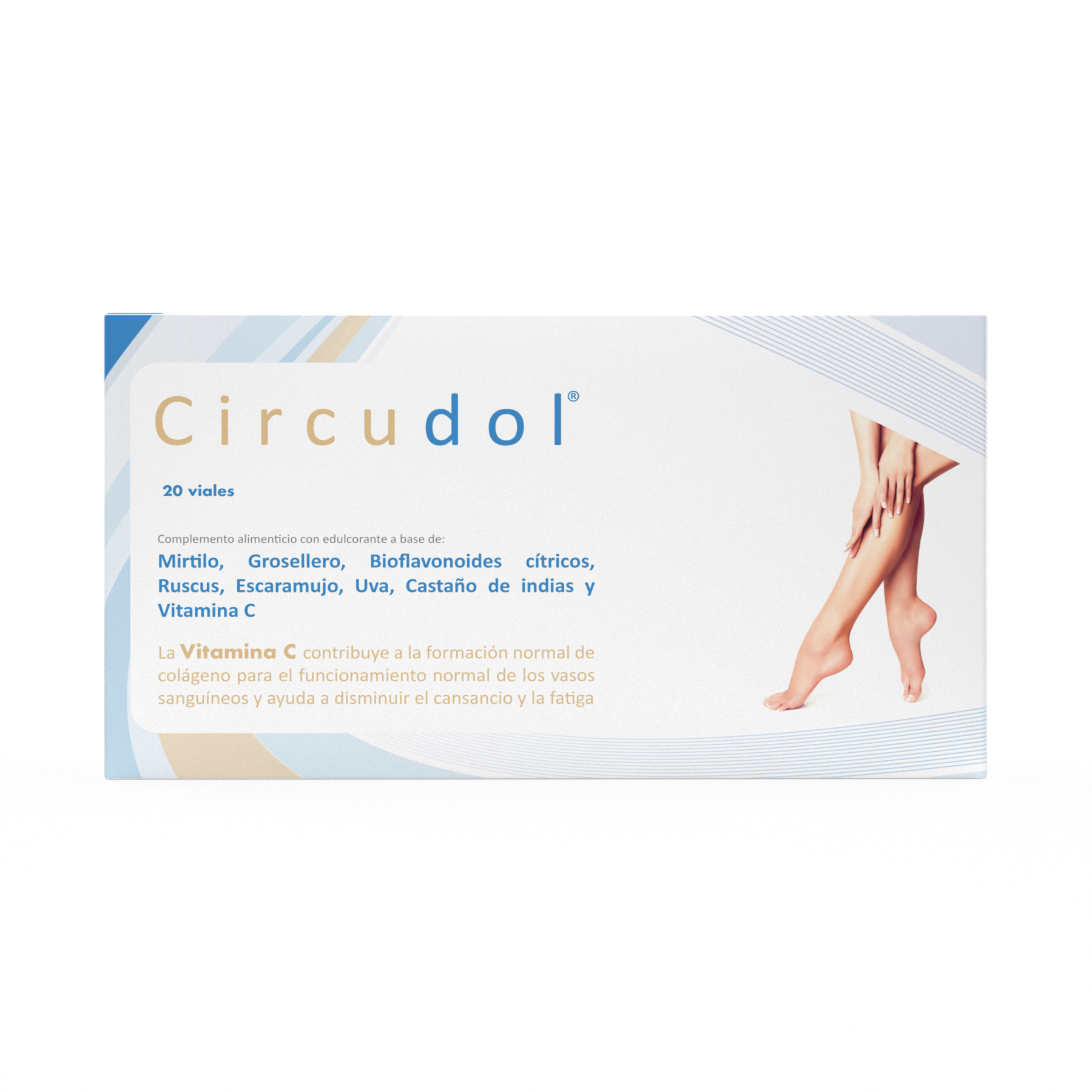 Margan Circudol 20 Viales-Margan Biotech - Mirtilo, grosellero, bioflavonoides- castaño de indias-extracto de Uva