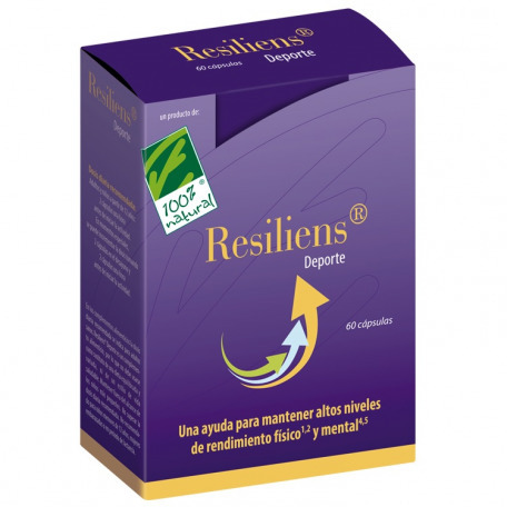 100% Natural Resiliens Depoe 60 Cápsulas