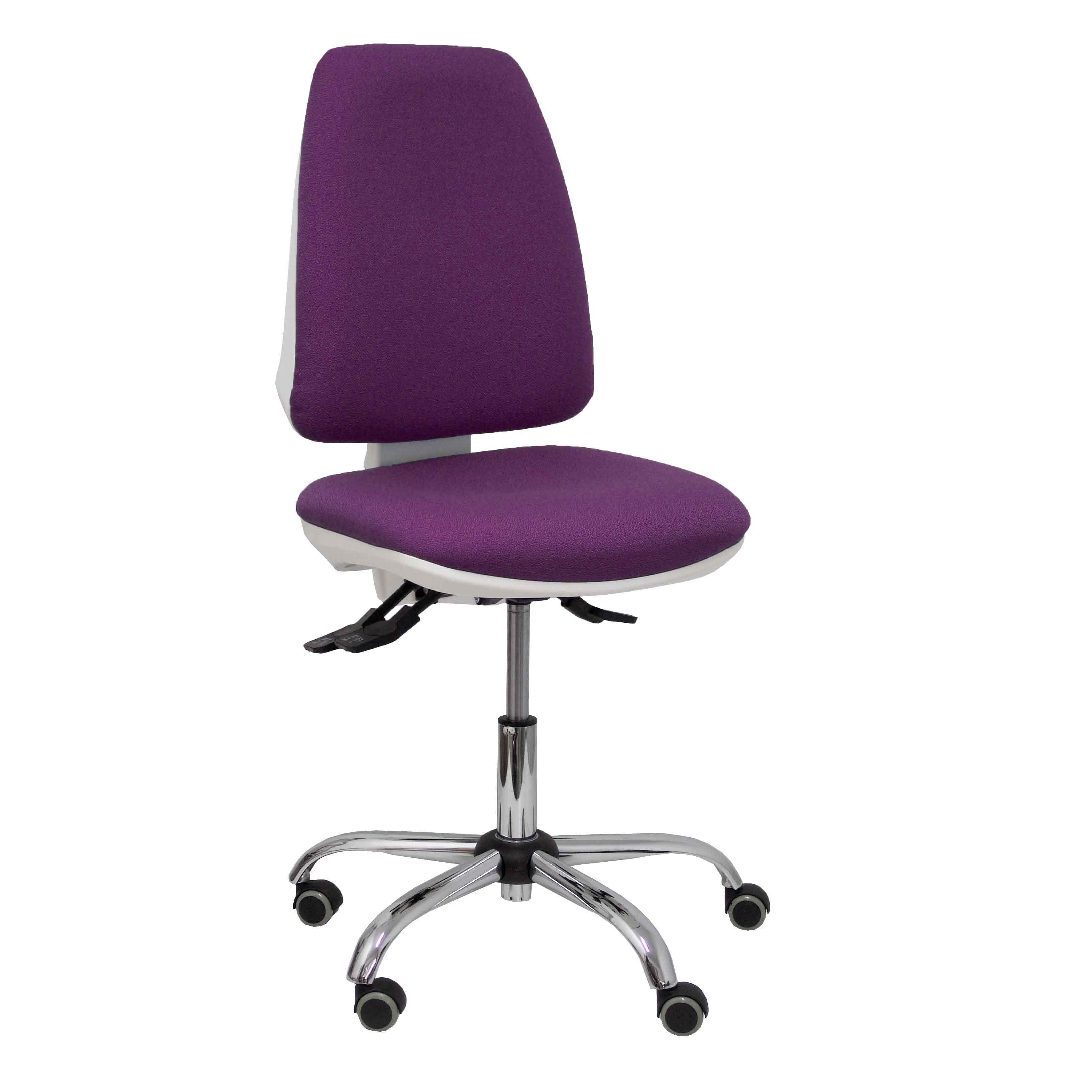 Silla de Oficina Ergonómica Piqueras Y Crespo Elche Blanca BALI Morado