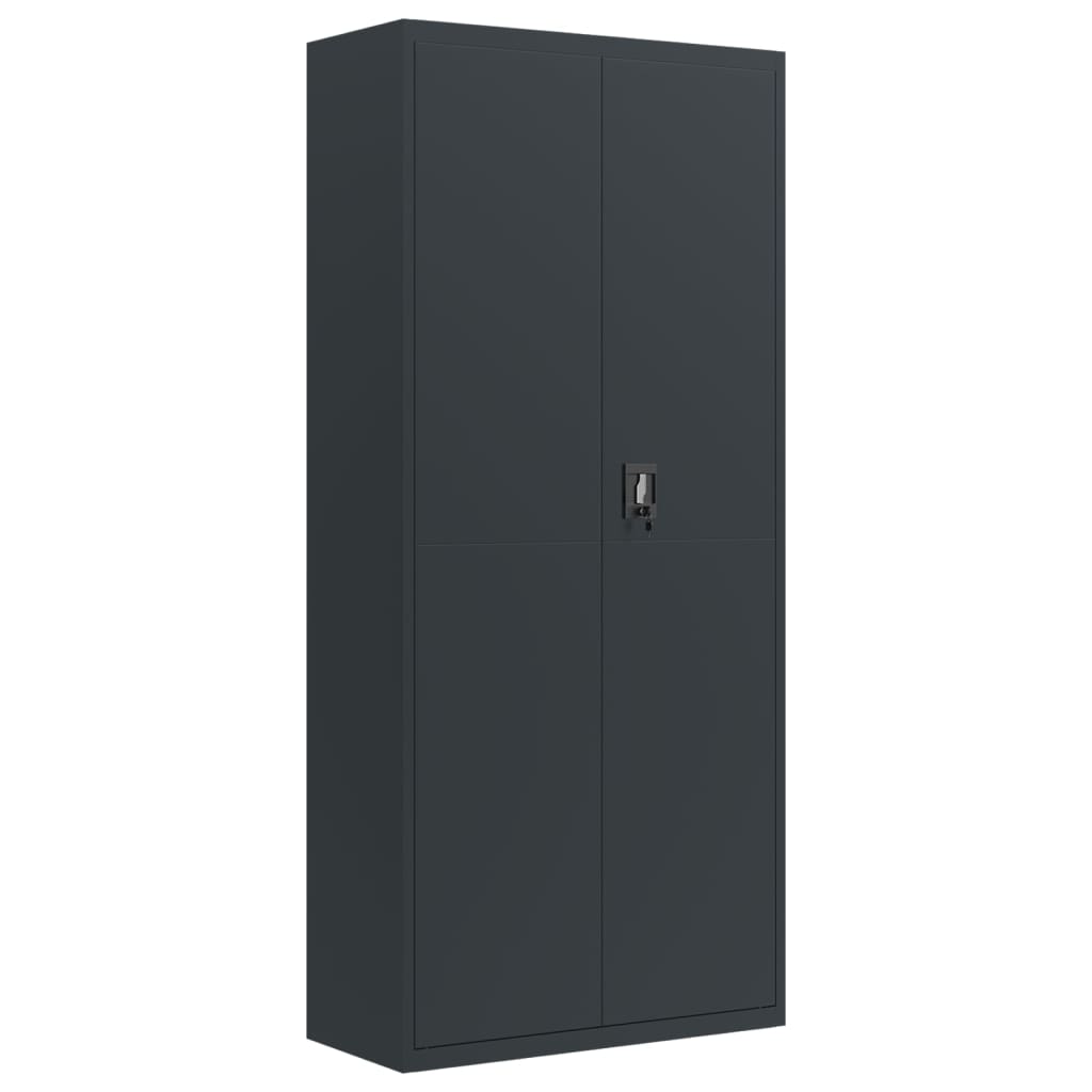 vidaXL Armario archivador de acero 90x40x200 cm Multicolor