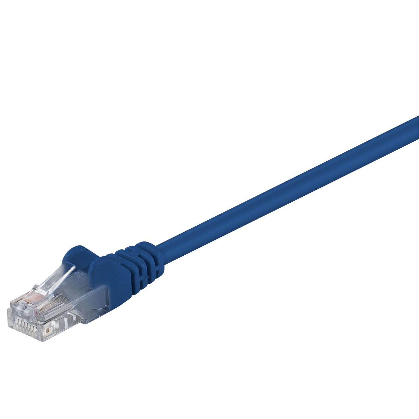 Cable de Red Microconnect U/UTP Cat5e 1.5M Azul PVC - Alta Velocidad