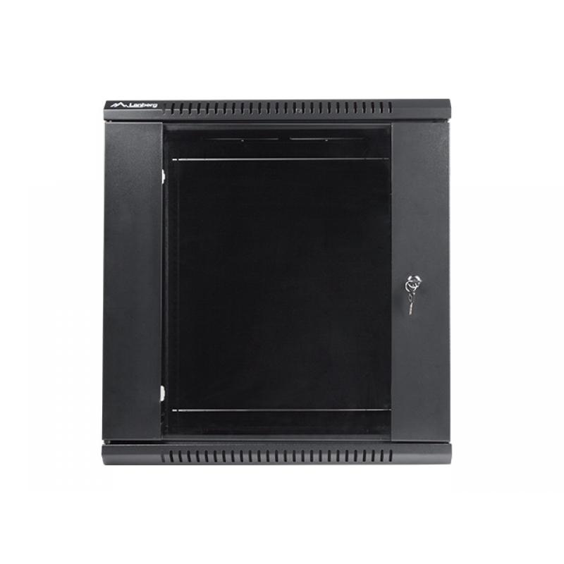 Bastidor de pared Lanberg WF01-6412-10B 12U negro IP20 carga máxima 60kg autoinstalable