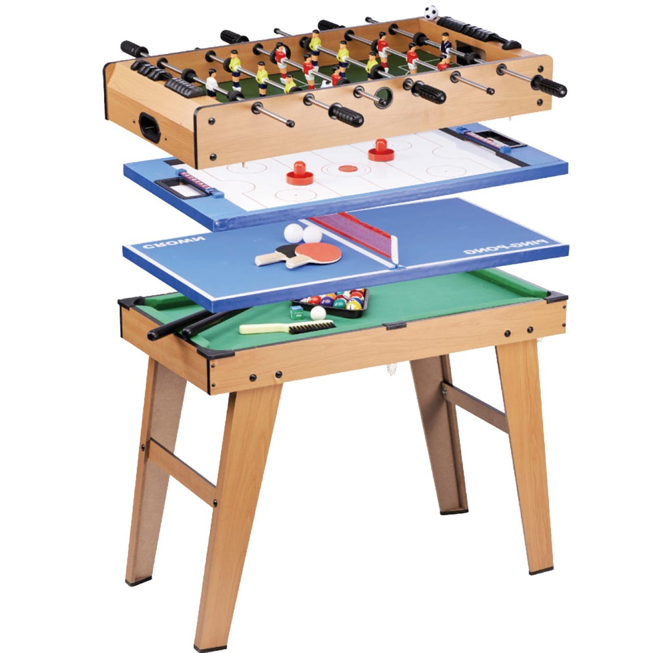Mesa 4 juegos en 1 732HG2074 TACHAN