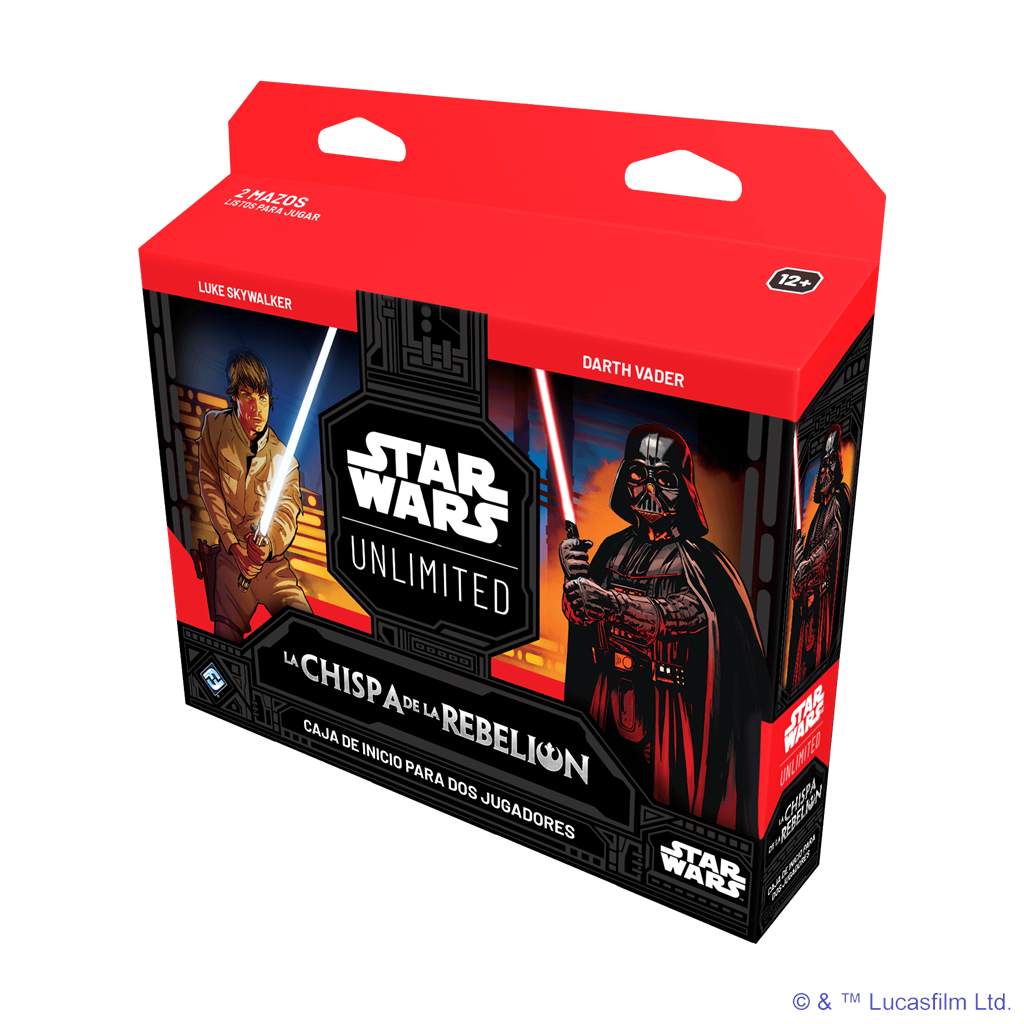 STAR WARS UNLIMITED! LA CHISPA DE LA REBELION CAJA INICIO