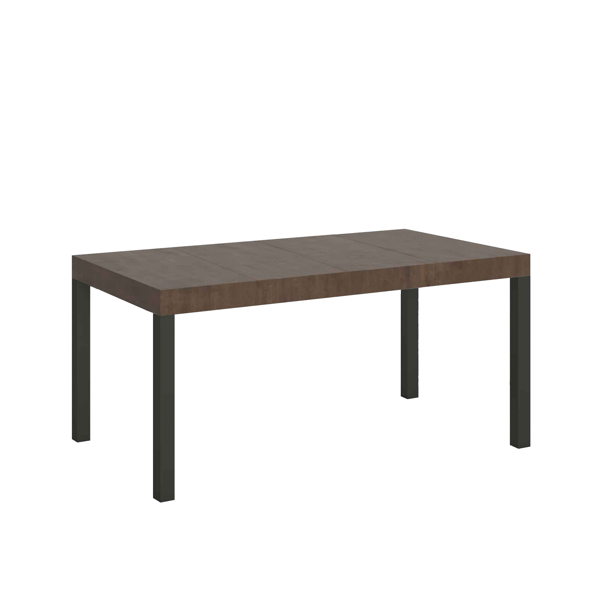 Mesa extensible 130/390x90 cm Everyday Premium patas nogal antracita - Itamoby
