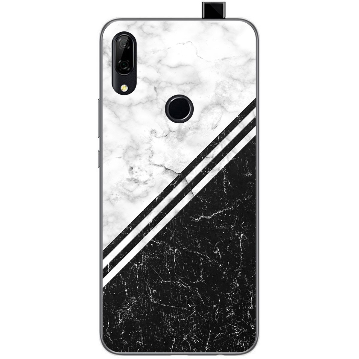 Tumundosmartphone Funda Gel Tpu para Huawei P Smart Z diseño Mármol 01 Dibujos