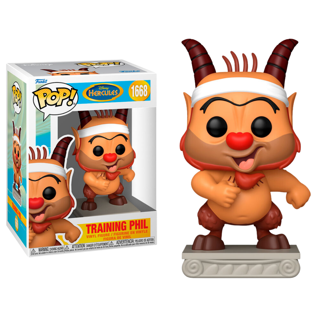 FUNKO POP! DISNEY: HÉRCULES - ENTRENADOR PHIL, 61540, Nº 1668, TIENDA CON LICENCIA OFICIAL, ENVIO EN 24-48 HORAS EN PENÍNSULA, FIGURA, CABEZÓN, MUÑECO, JUGUETES, PELÍCULA, DIBUJOS, SUPERHÉROE