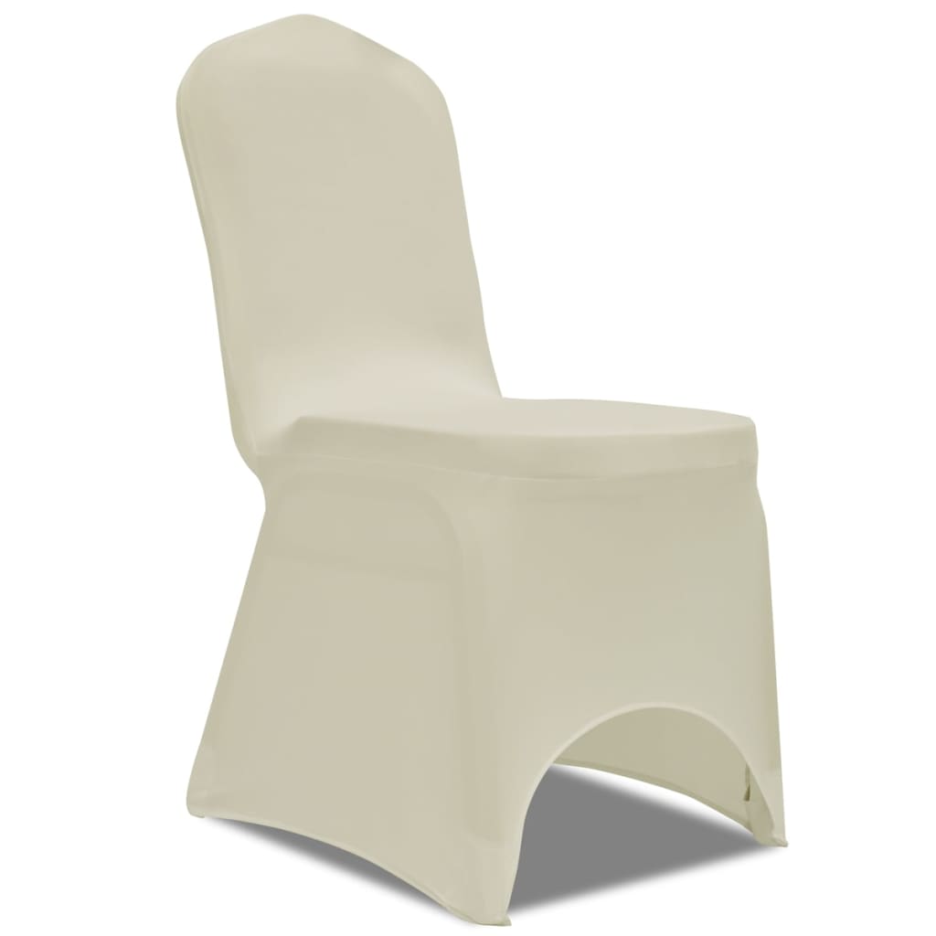vidaXL 100x Fundas Elásticas Sillass Cubierta Protección Sillón Asiento Color Negro,  Burdeos,  Crema y mas