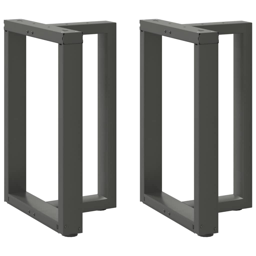 vidaXL Patas para mesa de comedor en forma de T (2 unidades) 60 x 35 x (72-73) cm, acero