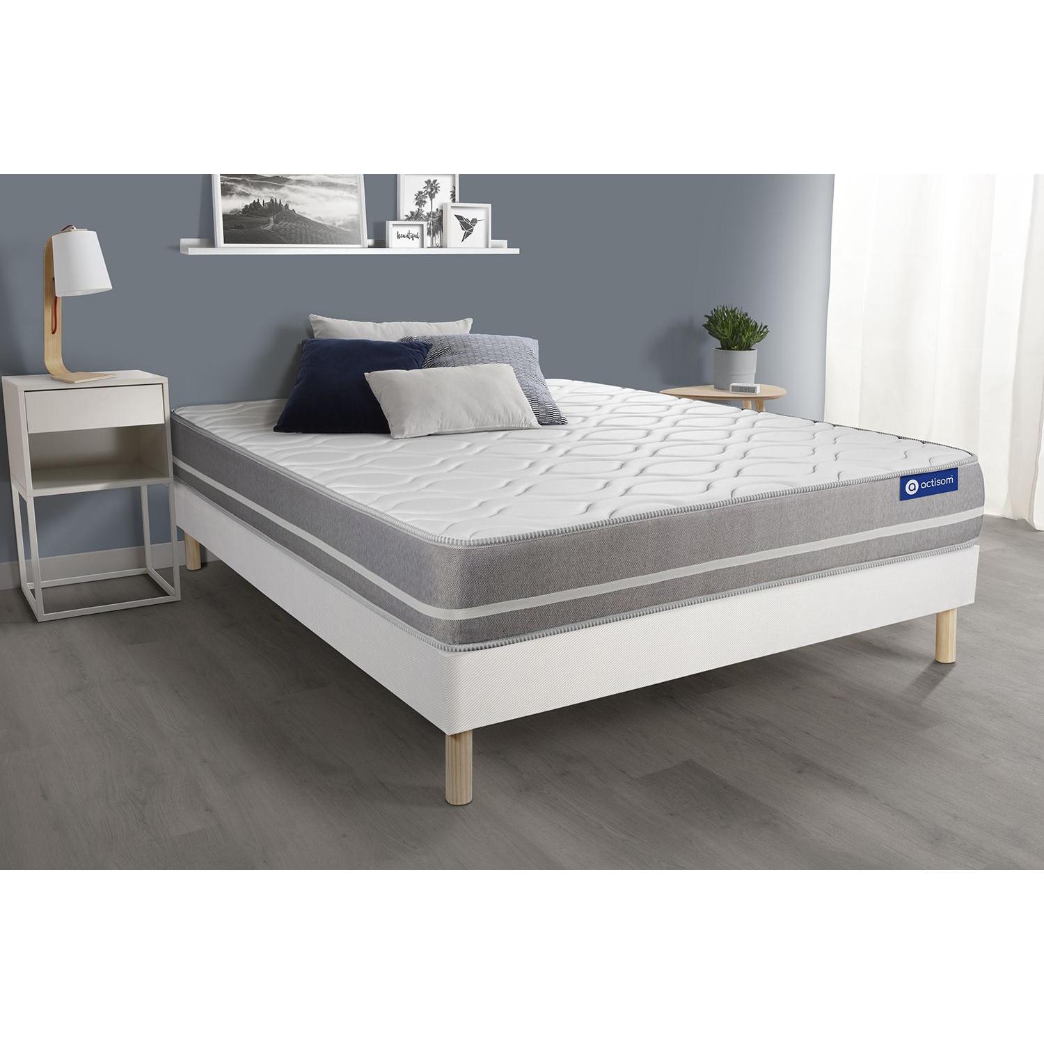 Pack colchón Actiflex touch 120x220cm + Somier multiláminas, Muelles ensacados, 3 zonas de confort