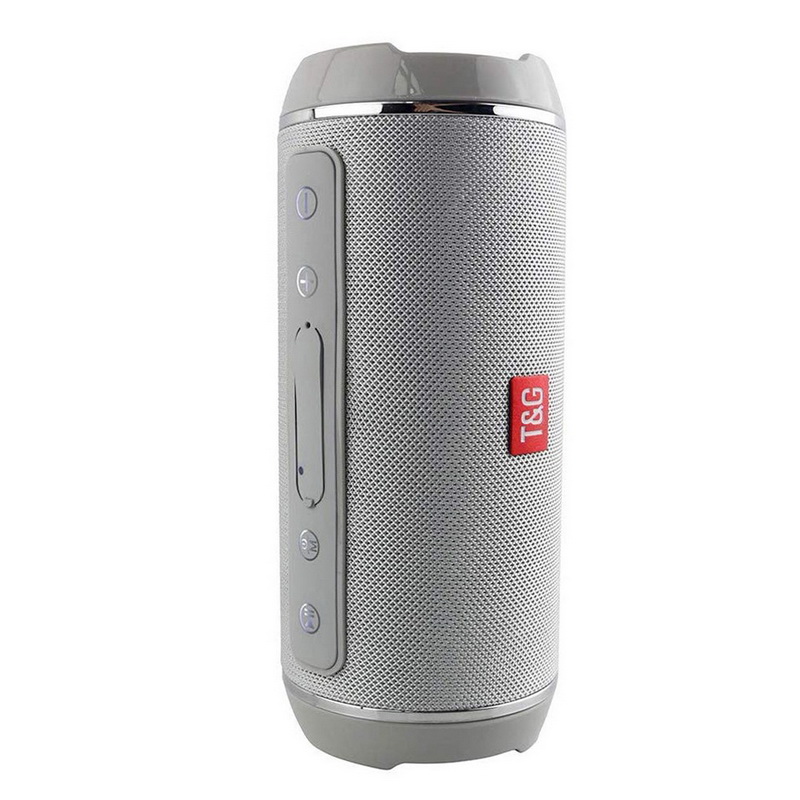 Altavoz Bluetooth inalámbrico, columna de altavoz de graves, compatible, USB, resistente al agua, para exteriores, compatible con AUX, TF, Radio FM, Subwoofer, para iPhone, Samsung, teléfonos inteligentes con micrófono