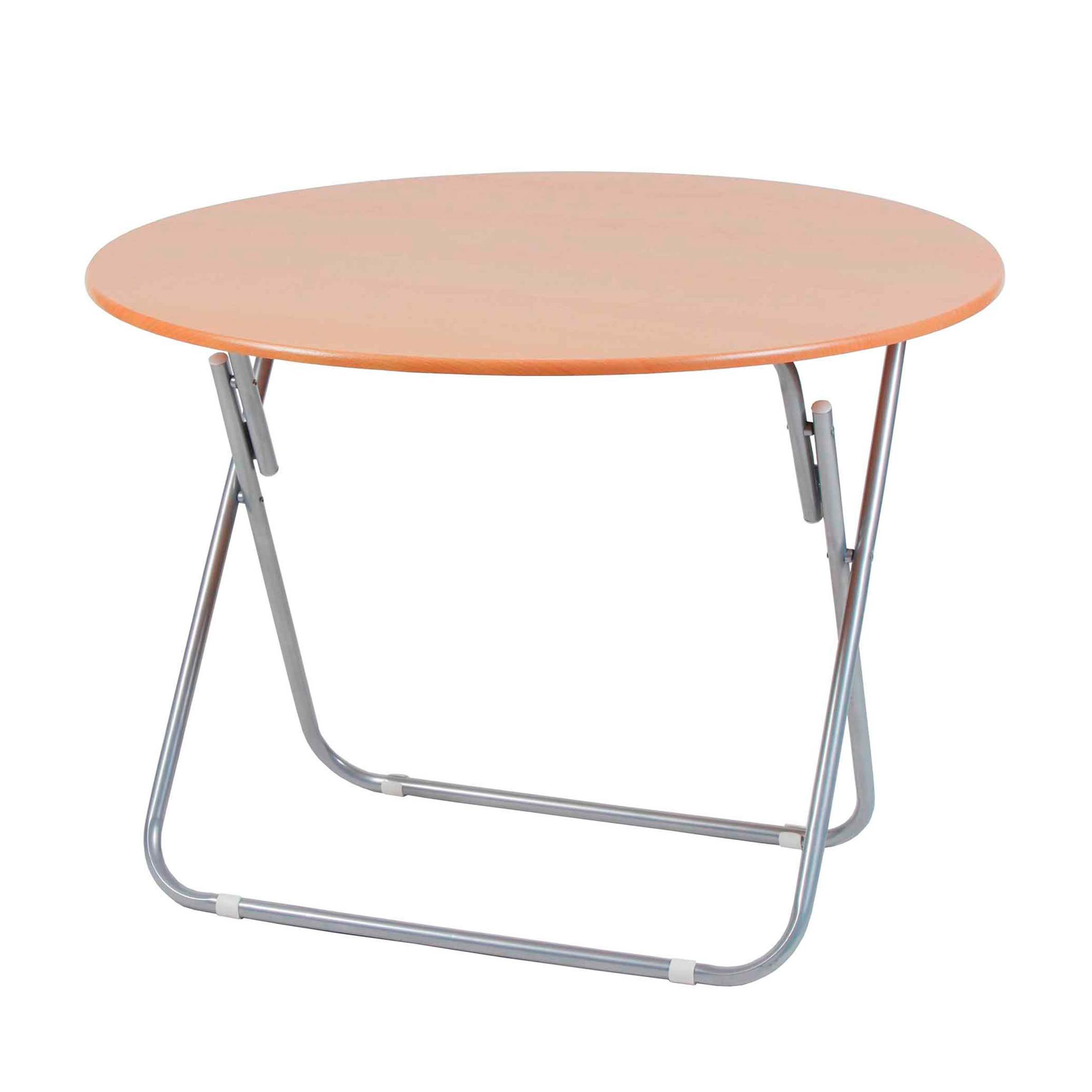 Mesa Plegable Redonda Alta The Secret Home - Ideal para Estudio, Cocina o Terraza - Varios Colores y Tamaños