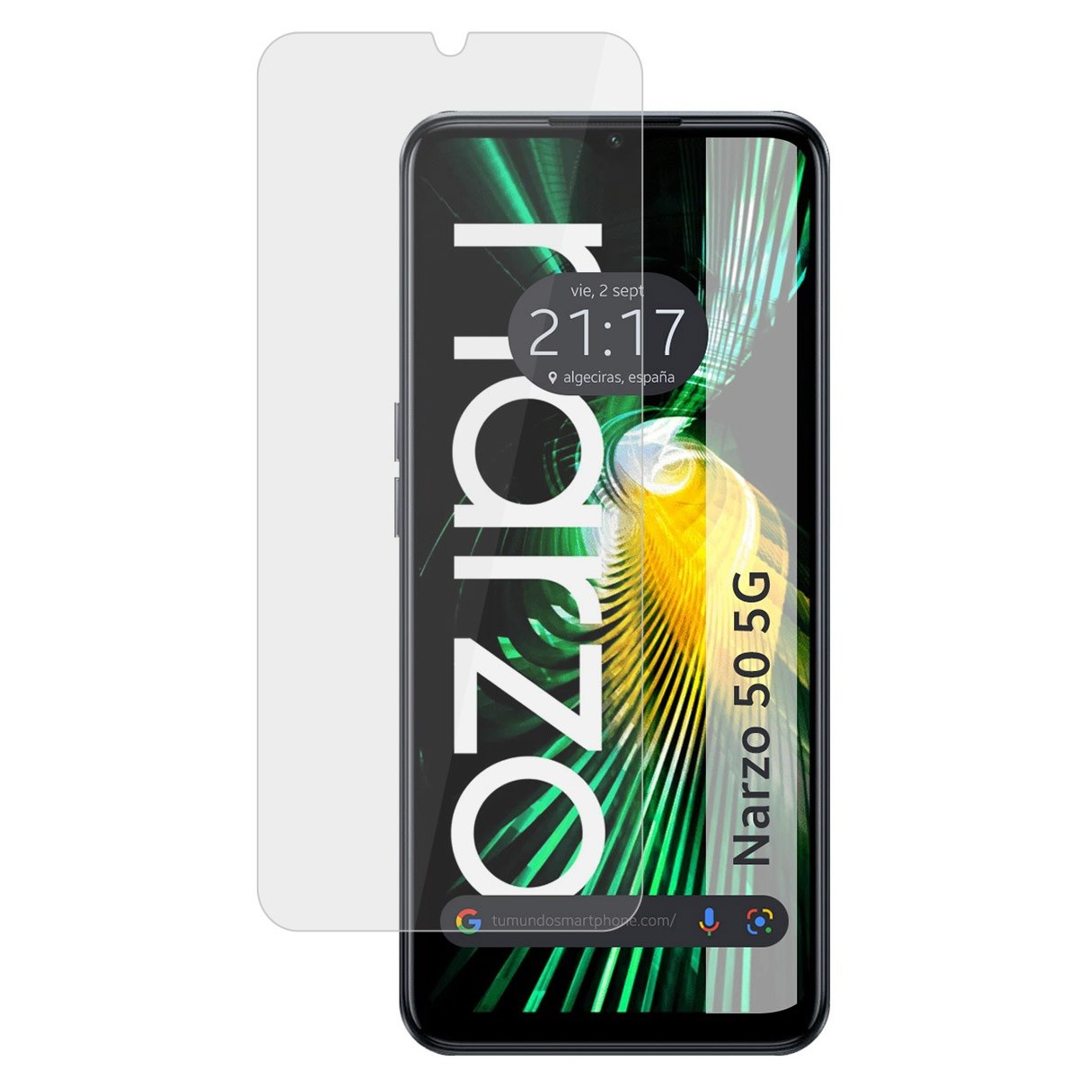 Protector Cristal Templado para Realme Narzo 50 5G Vidrio