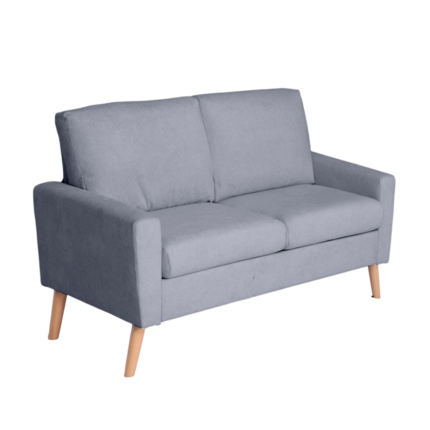 Sofá de 2 plazas sophie  gris para hogar moderno mueble de almacenaje  - Homekit