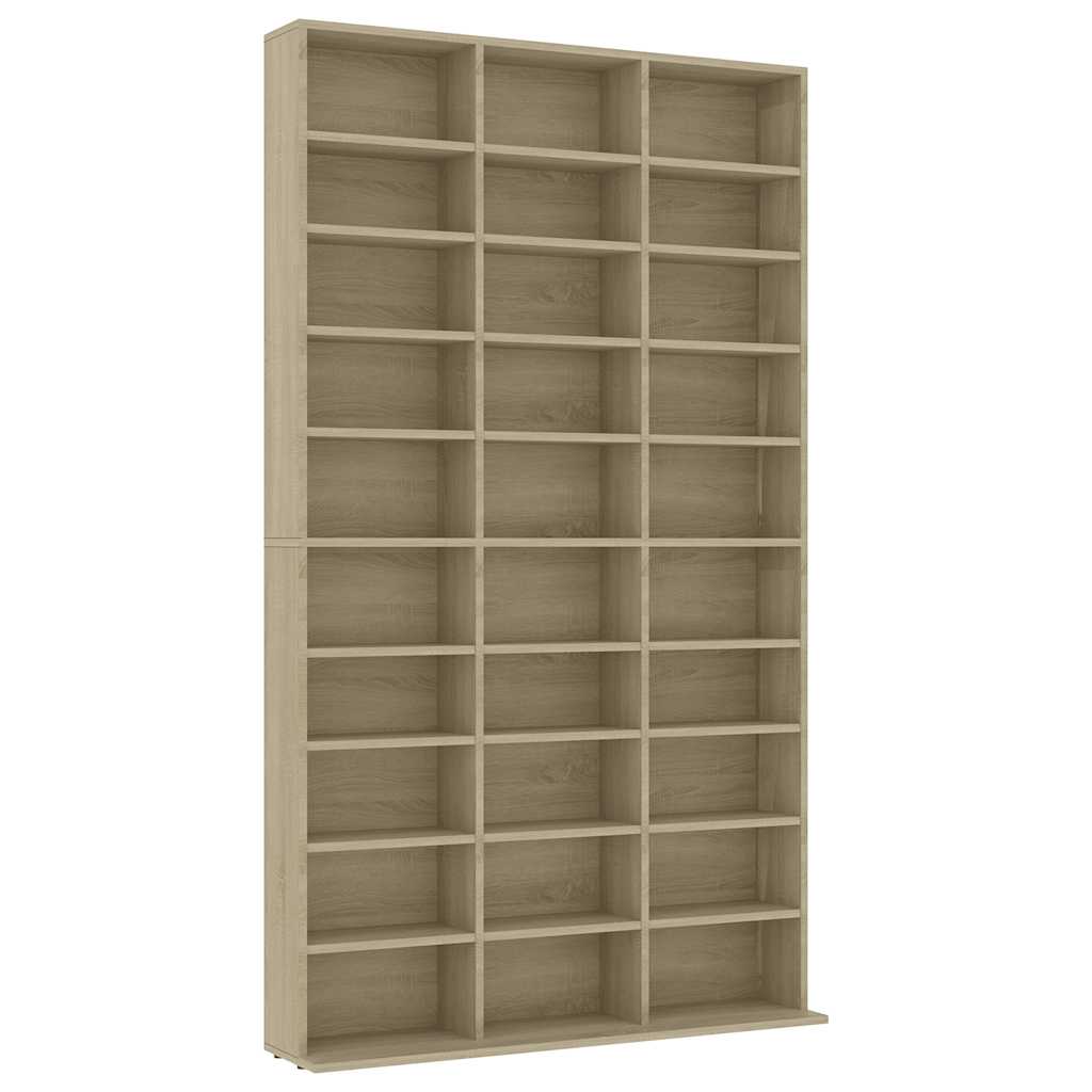 vidaXL Cabinet para CDs con estante Madera de ingeniería 101 x 23 x 177,5 cm