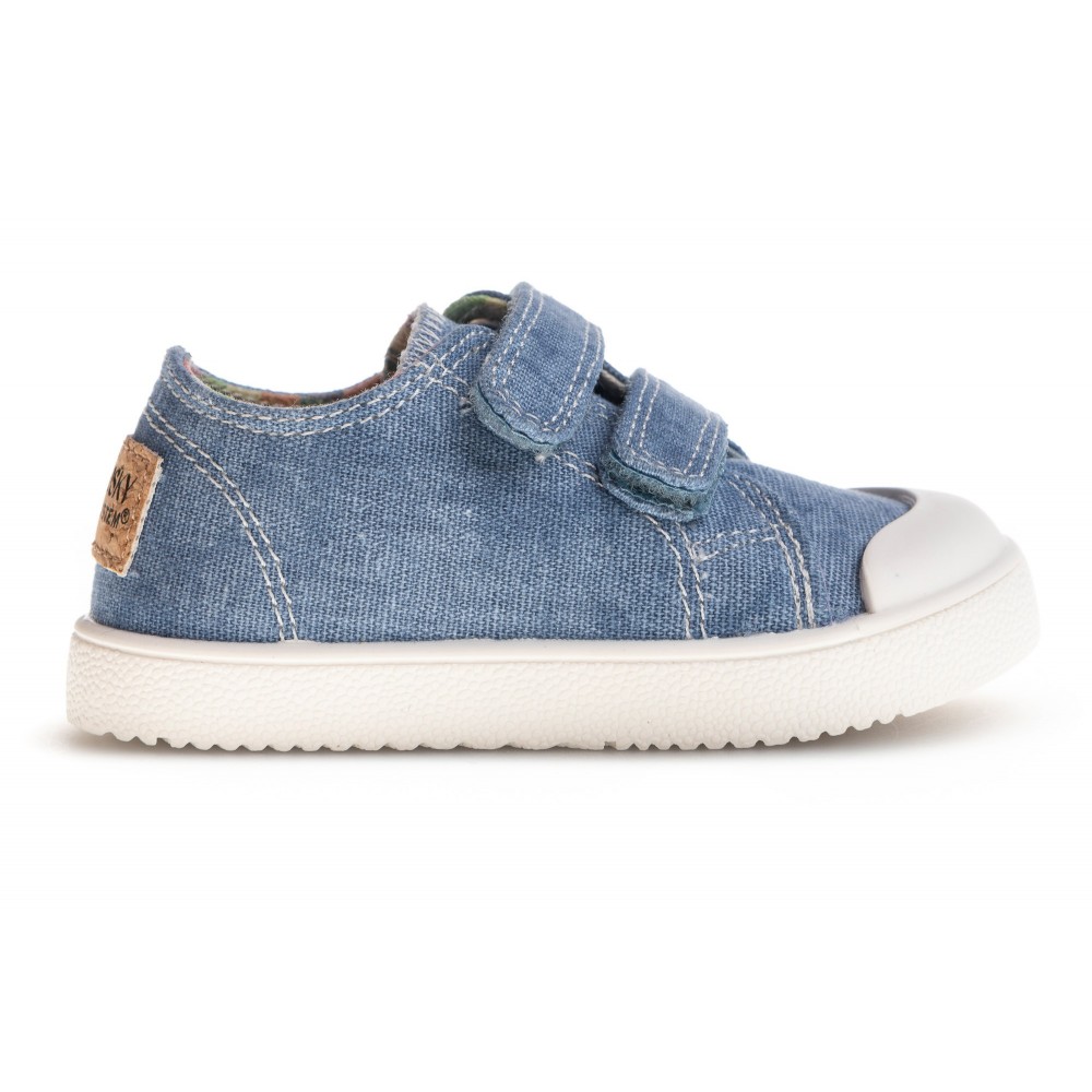 Zapatillas de lona niño PABLOSKY 980110 SNEAKERS LONA LAVADA JEANS 34868 25V