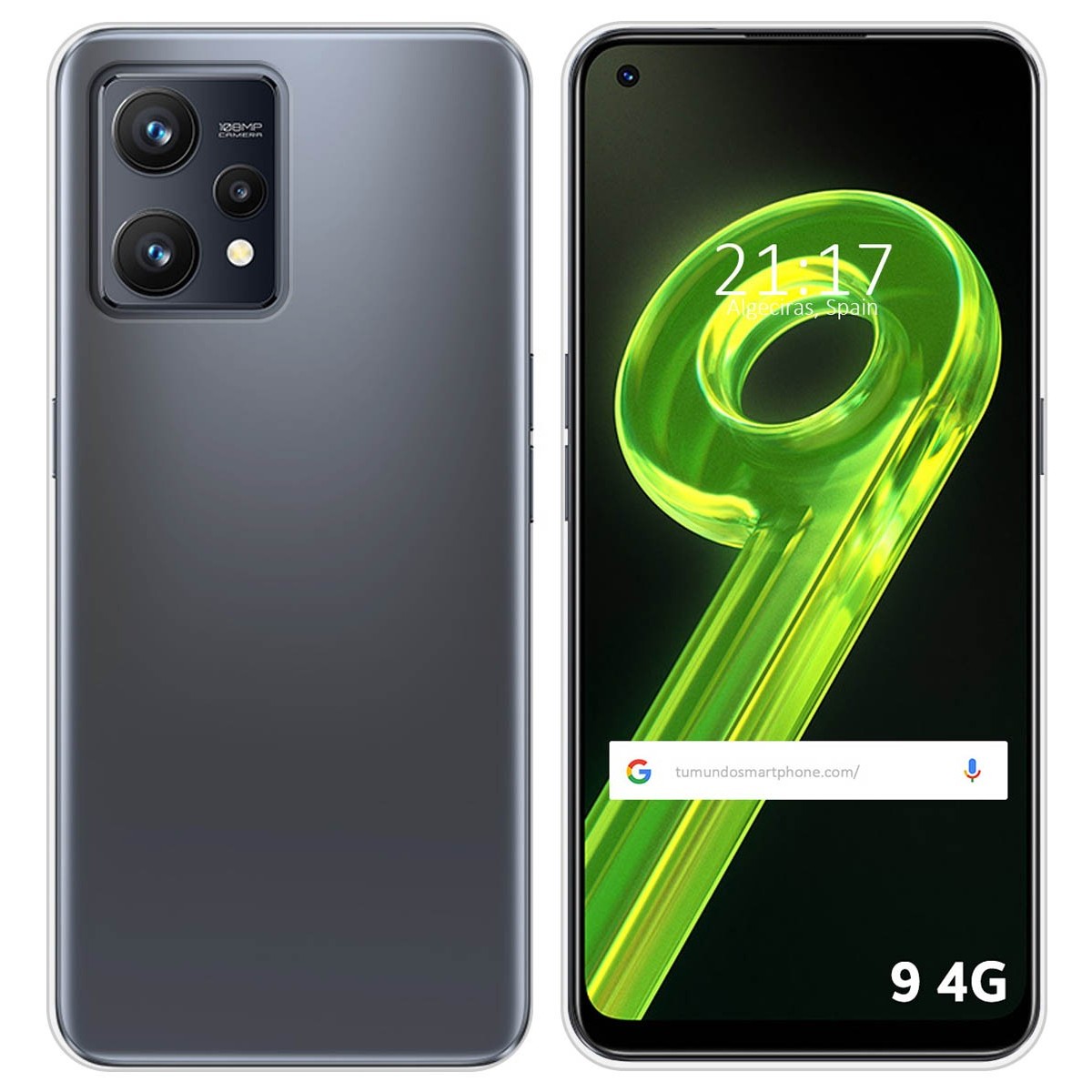 Funda Silicona Gel TPU Transparente para Realme 9 4G