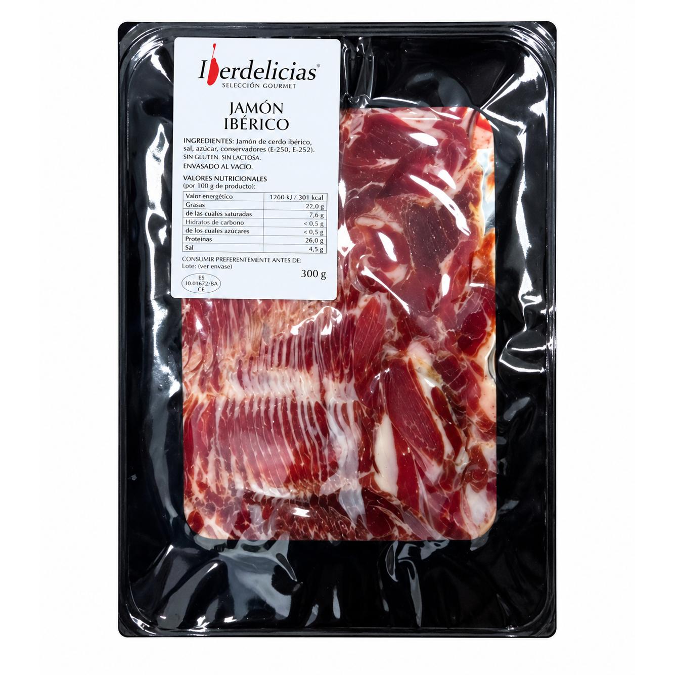IBERDELICIAS de Jamon de cerdo iberico 300G/2*300G/3*300G- Oferta Especial en Alimentos Gourmet