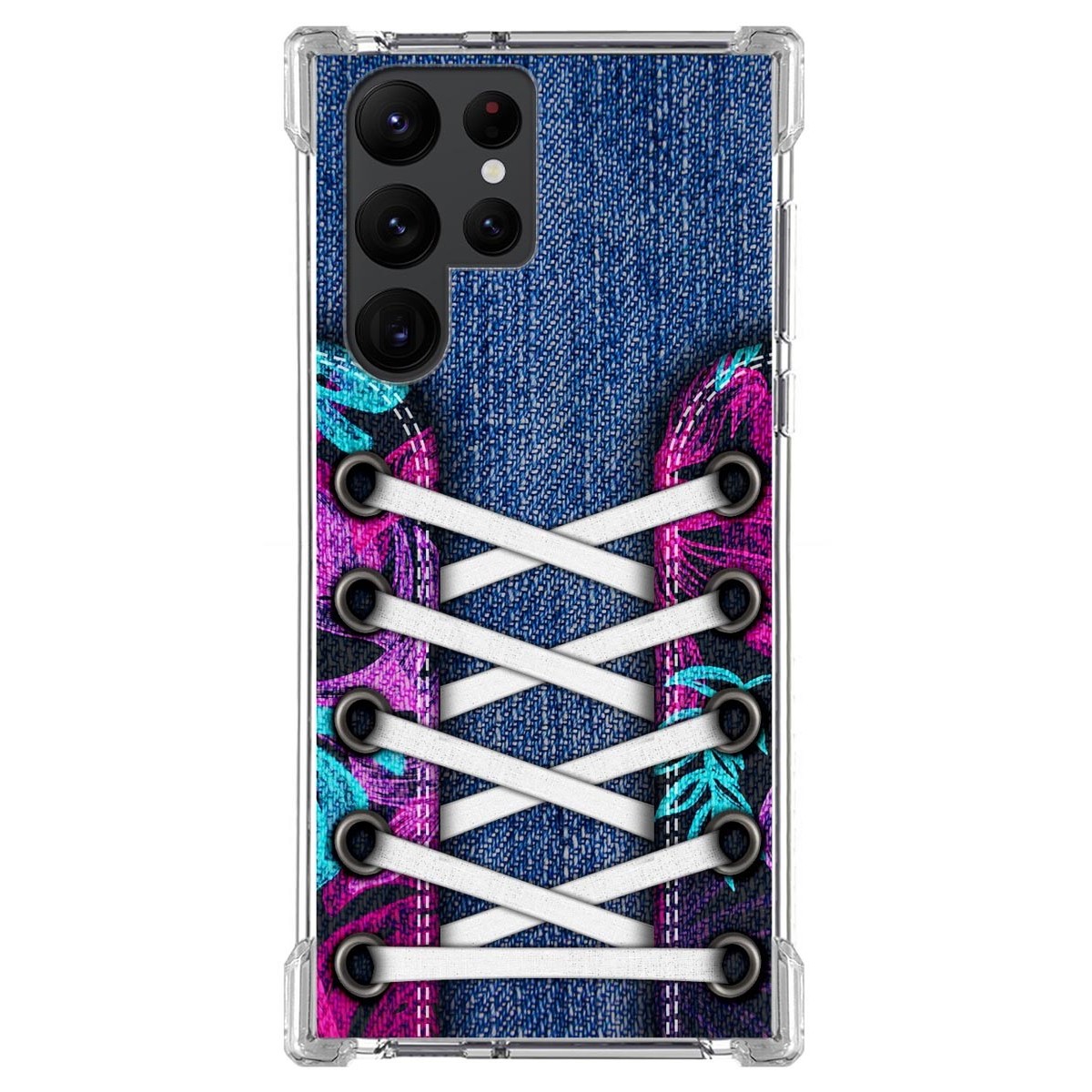Funda Silicona Antigolpes para Samsung Galaxy S22 Ultra 5G diseño Zapatillas 06 Dibujos