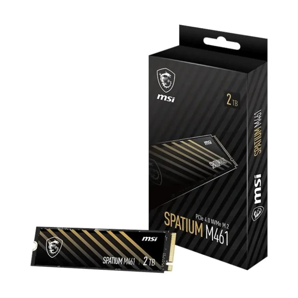 Disco Duro MSI SPATIUM M461 SSD 2TB NVMe M.2 Gen4x4