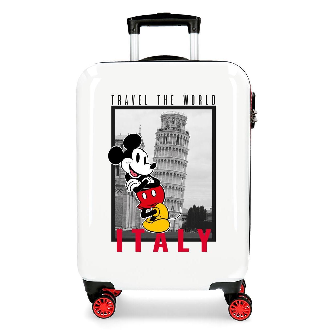Maleta de cabina Disney Mickey y Minnie Travel The World 55cm