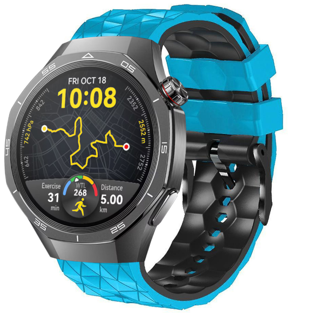 Correa de silicona para Huawei Watch GT 5 - 46mm / GT 5 - 46mm / GT 4 - 46mm / Amazfit GTR 4 / Bip 5 / Garmin Vivoactive 4, Diseño Geometric Ancho 22mm