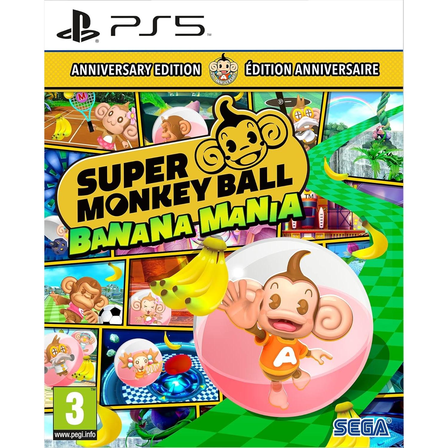 Super Monkey Ball Banana Mania, Launch Edition Juego para Consola Sony PlayStation 5 PS5
