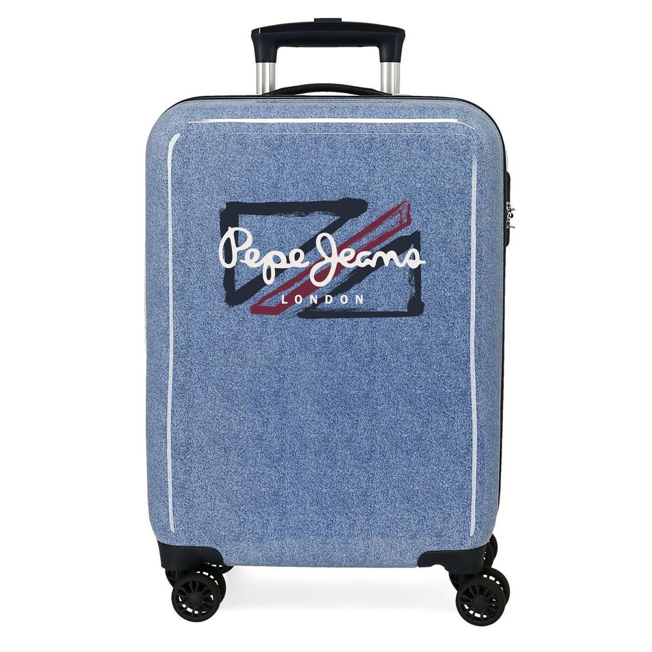 Maleta de cabina Pepe jeans Digital denim 55x38x20cm