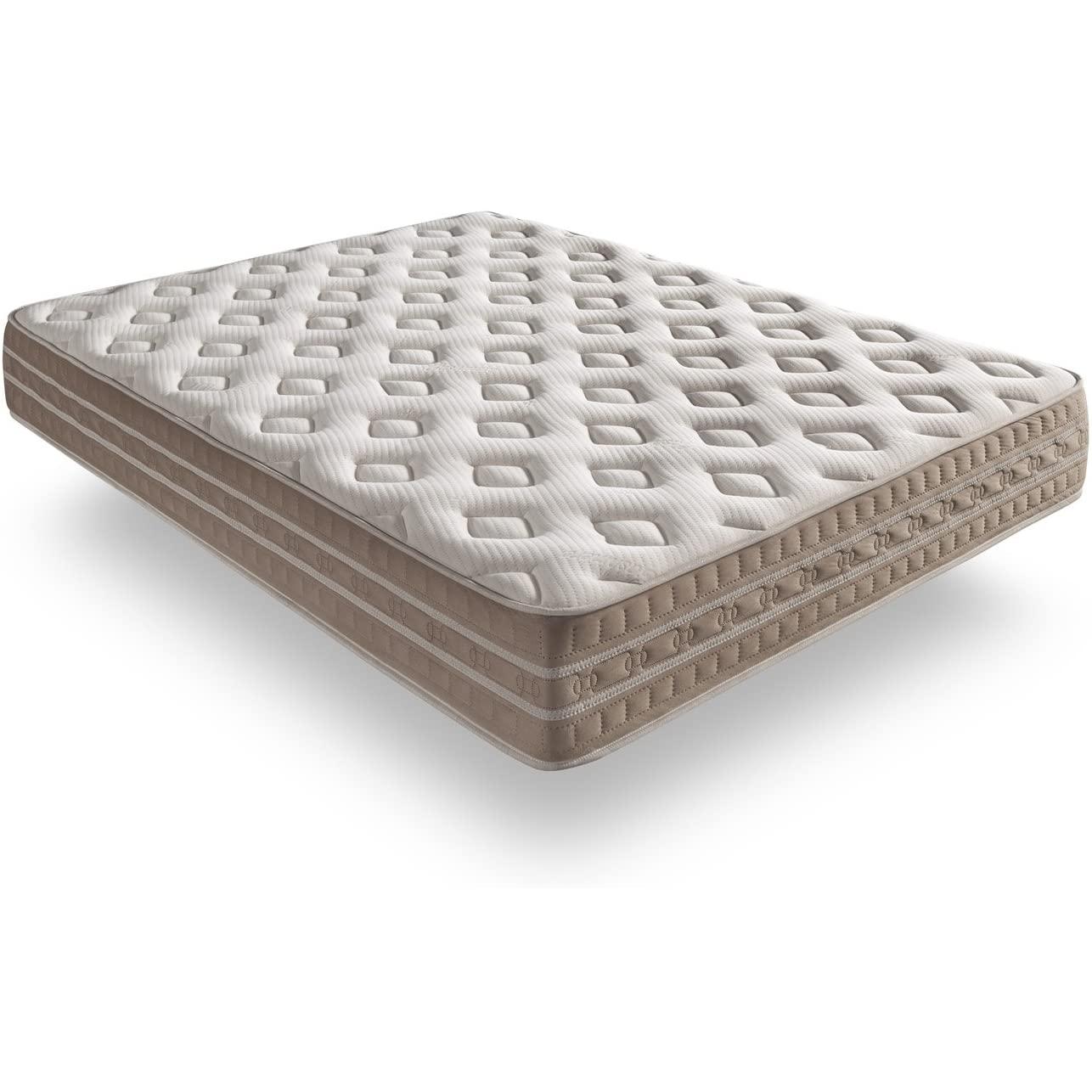 SIMPUR LOW COST SIMPUR: Colchón Viscoelástico BIO THERMAL CASHMERE | Altura 30 Cm | Firmeza 8/10 | Fibras Naturales | Ergonómico | Ortopédico