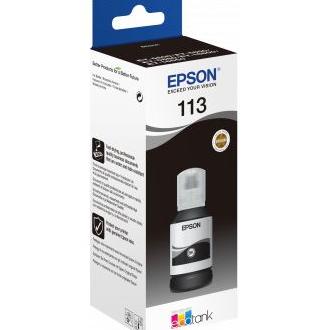 Epson - Cartucho de tinta C13T06B140 para impresoras Ecotank negro, 127 ml, hasta 7500 páginas, tecnología pigmentada y secado rápido