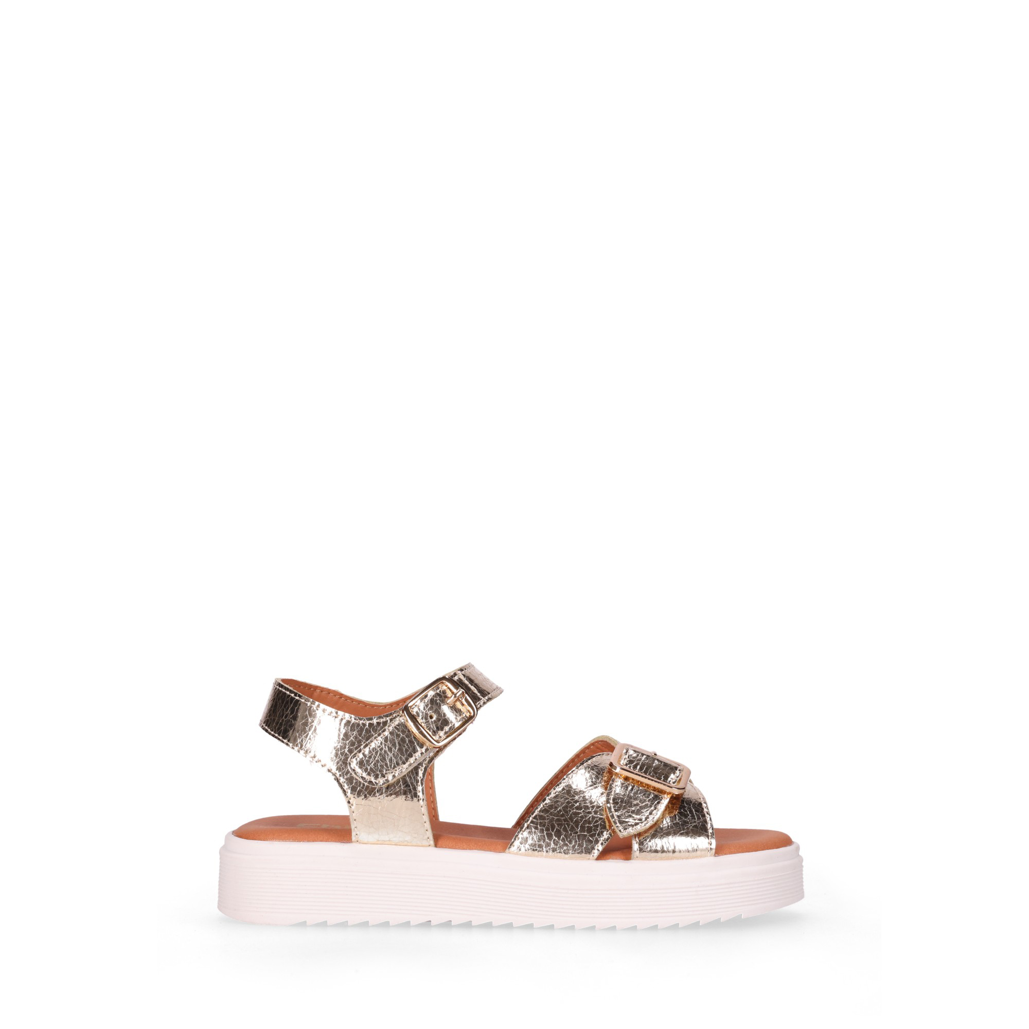 Chika10 Kids EXPLORER 01 Sandalias Planas Platino/Lg.Gold