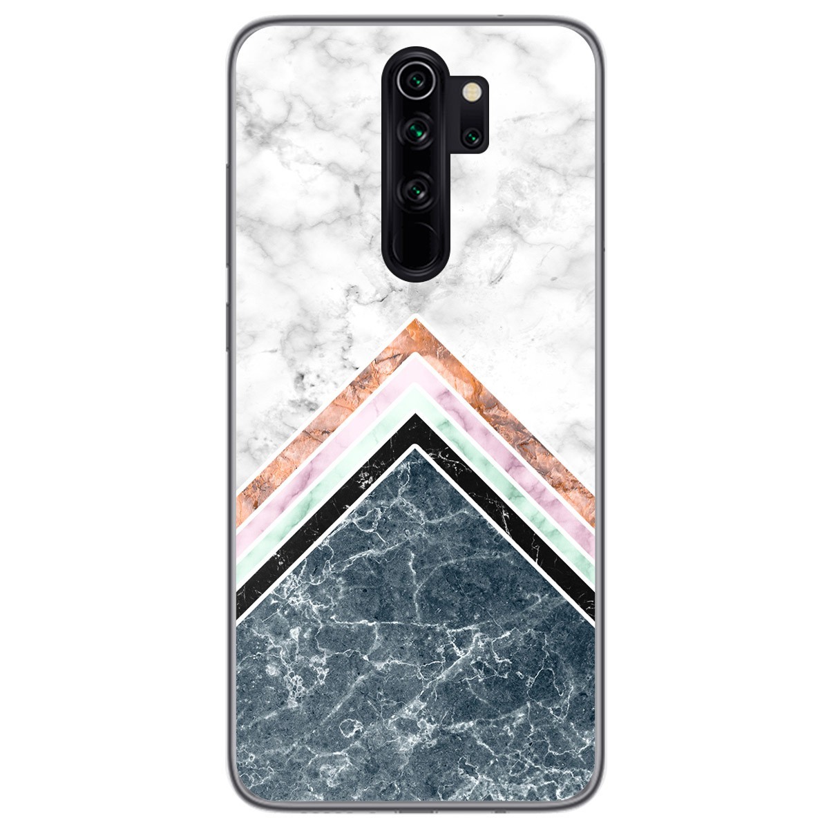Tumundosmartphone Funda Gel Tpu para Xiaomi Redmi Note 8 Pro diseño Mármol 05 Dibujos