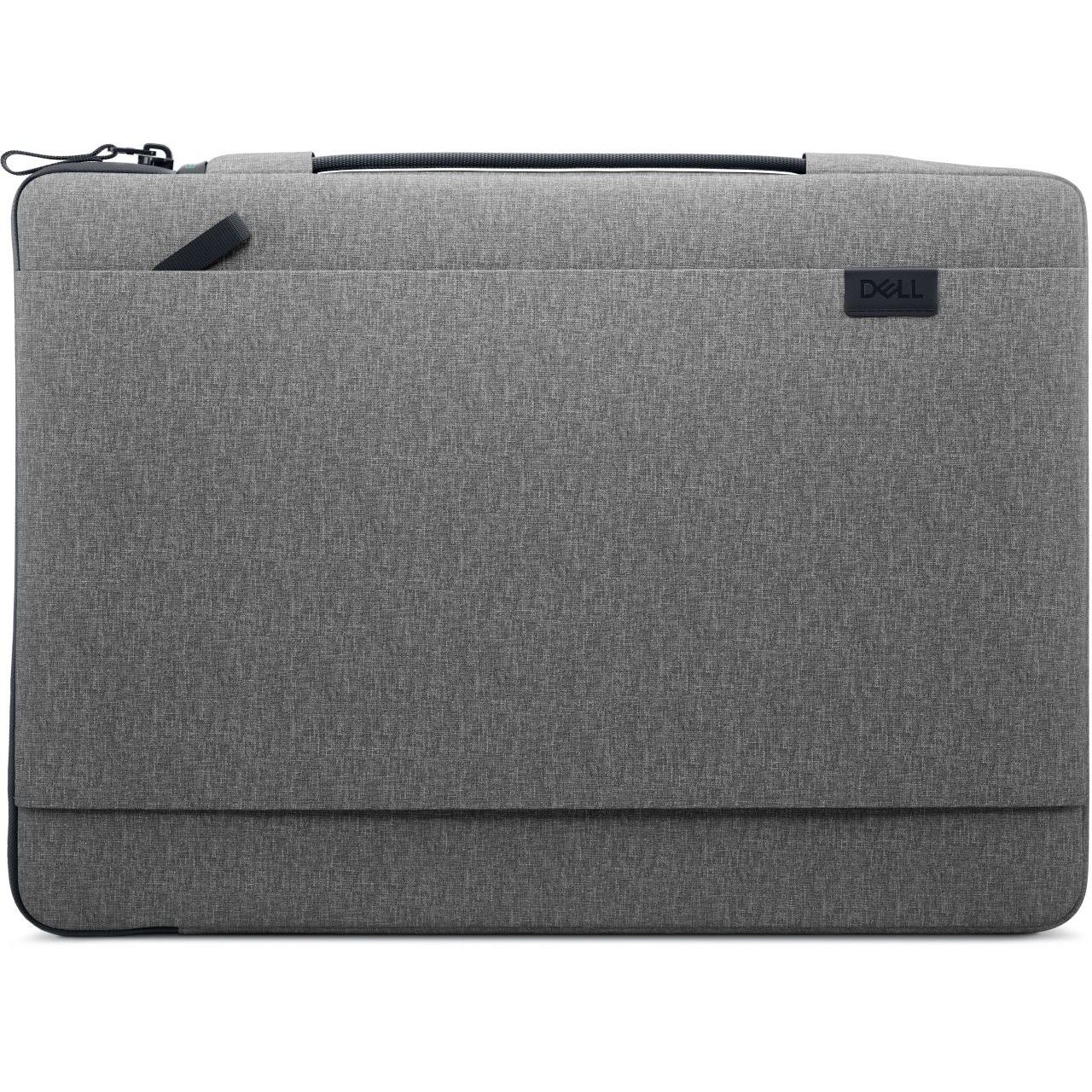 Dell - Funda para portátil EcoLoop Urban CV4625 de tejido reciclado 300D resistente al agua, acolchado 360° y asa retráctil, gris, para laptops de 15–16 pulgadas