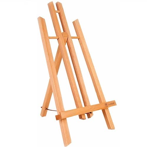 CABLEPELADO Caballete de Mesa de Pino | Mini Caballete para Lienzos Hasta 30 cm