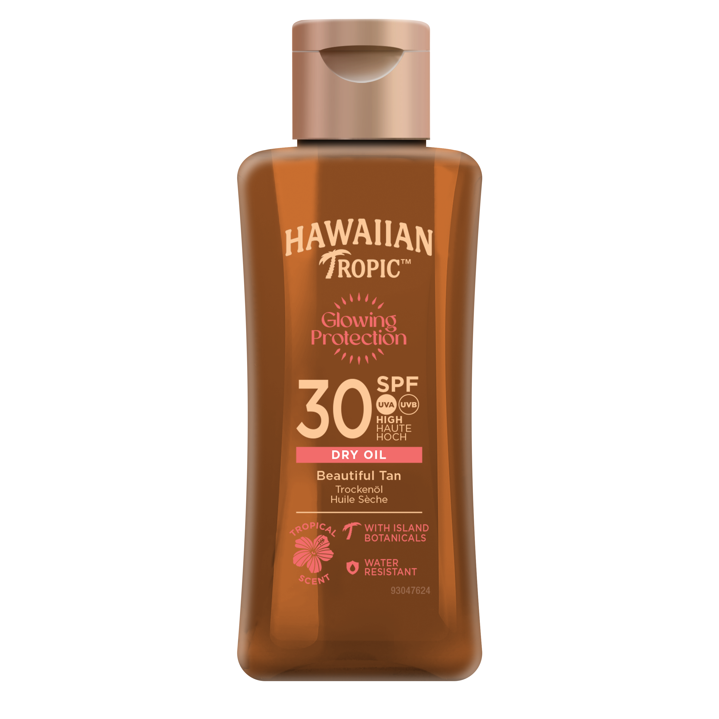 Aceite Protector Solar Seco SPF 30, Aceite Bronceador de Rápida Absorción, Protección UVA/UVB Resistente al Agua, Acabado Luminoso, Formato Viaje 75?ml