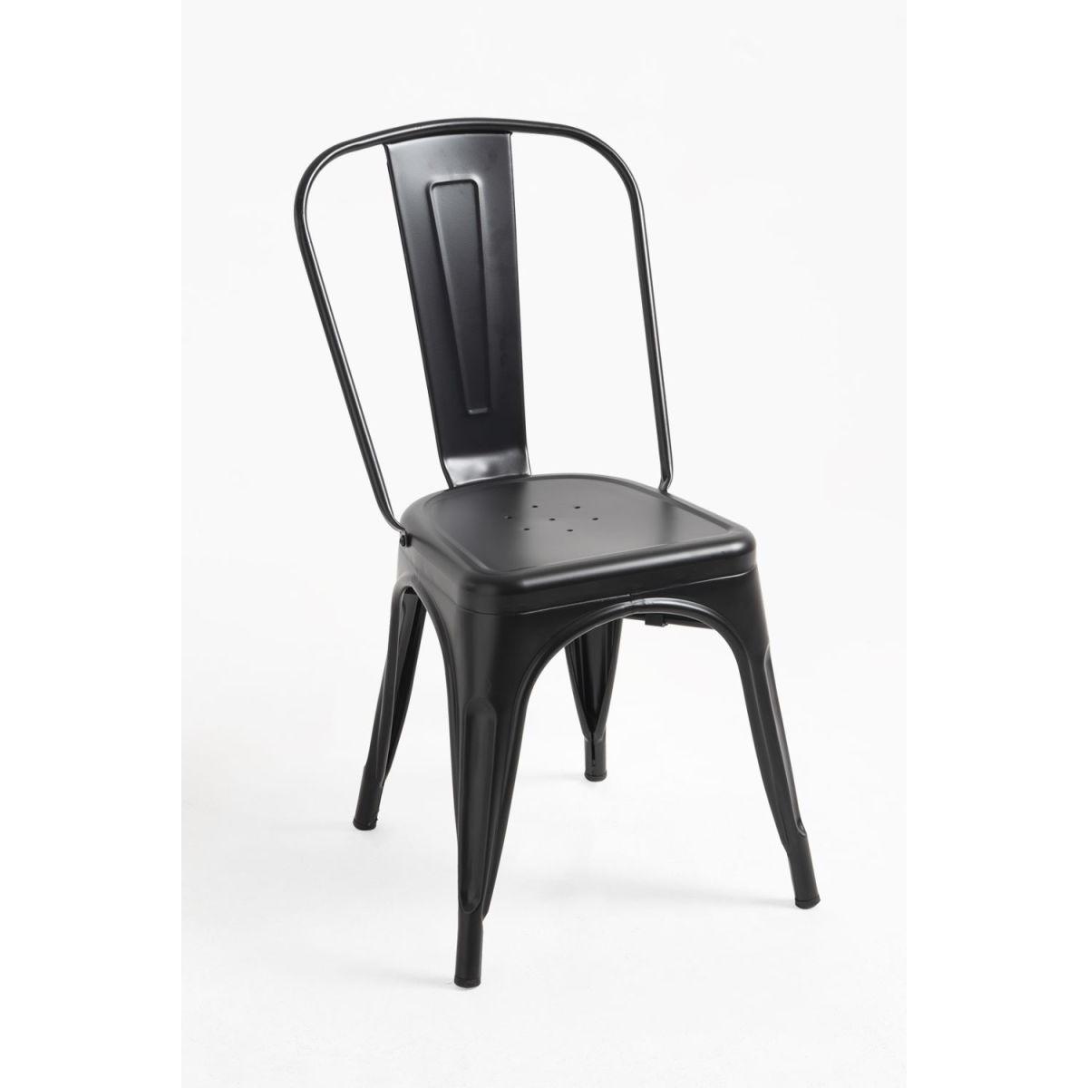 Regalos Miguel - Packs Sillas Comedor - Pack 4 Sillas Torix - Negro mate