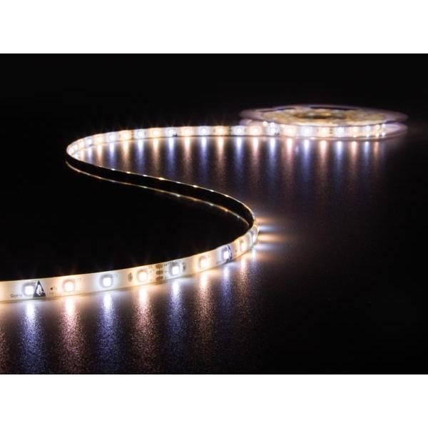 Perel Juego con tira de LED, controlador y fuente de alimentación, 300 LED 3528 brillantes, 5 m, blanco cálido y frío
