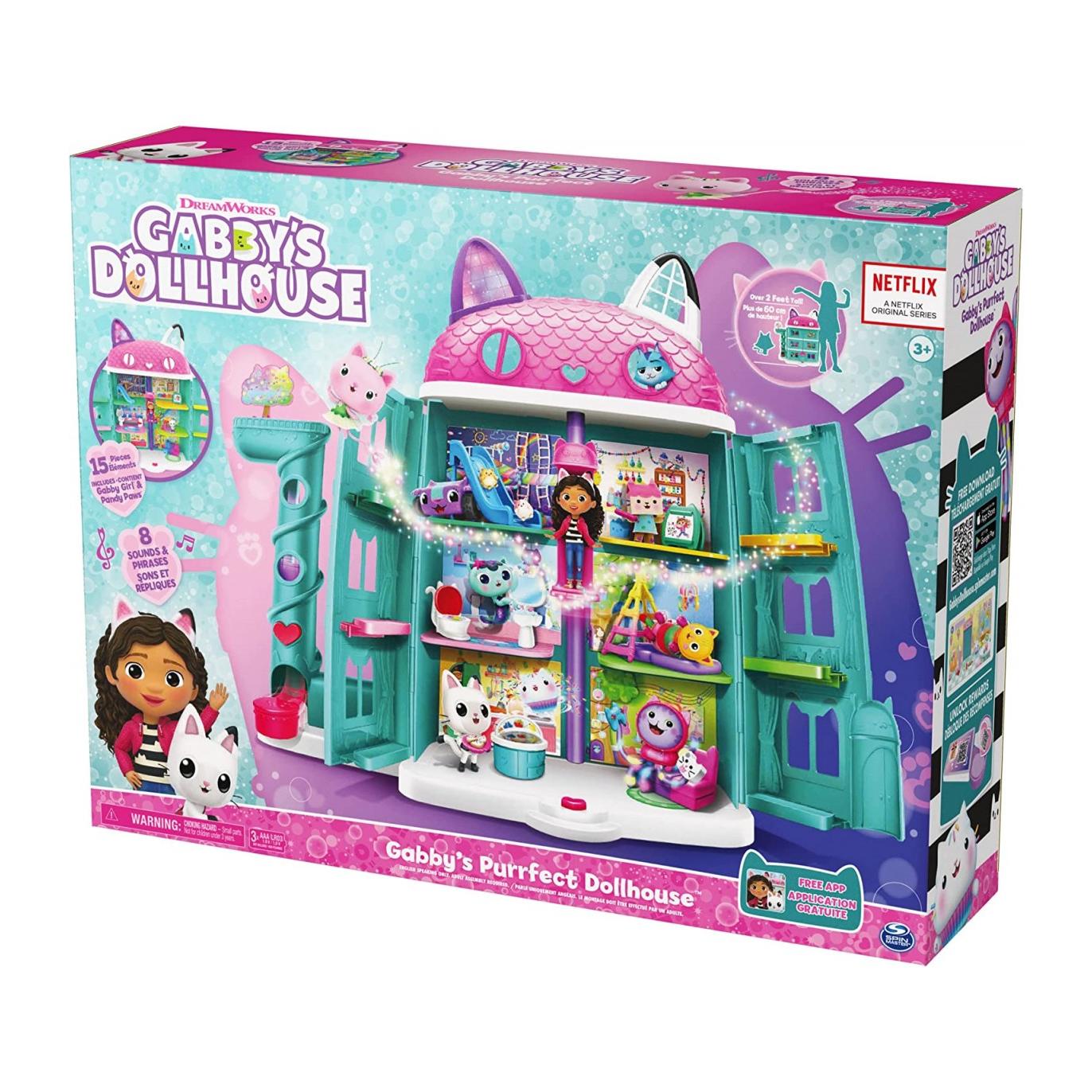 LA CASA DE MUÑECAS DE GABBY - SET DE FIGURAS DELUXE- Set de 7 Figuras  Coleccionables de La Casa de Muñecas de Gabby - 6060440 - Juguetes Niños 3  años + : : Juguetes y juegos